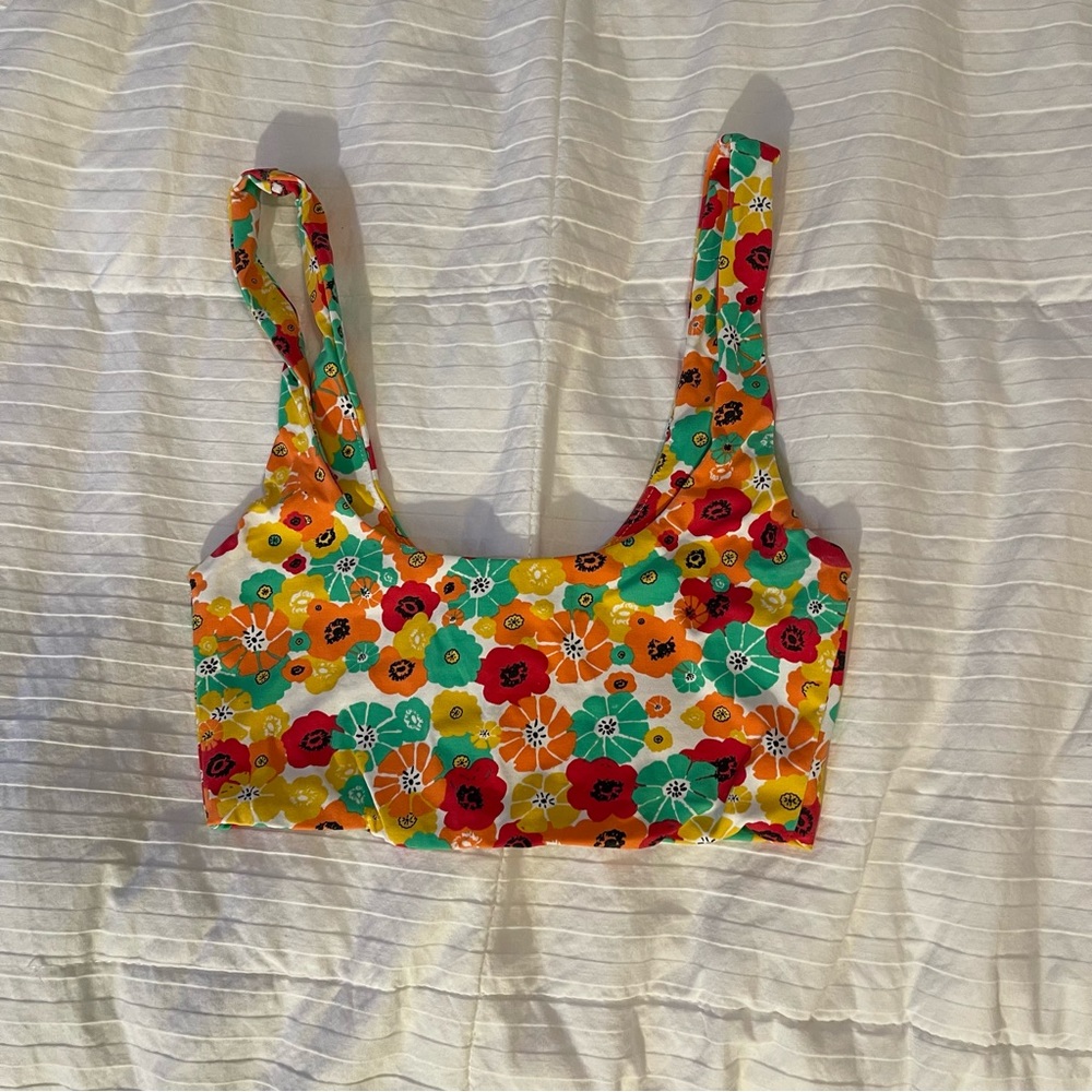 Cute Floral Crop top